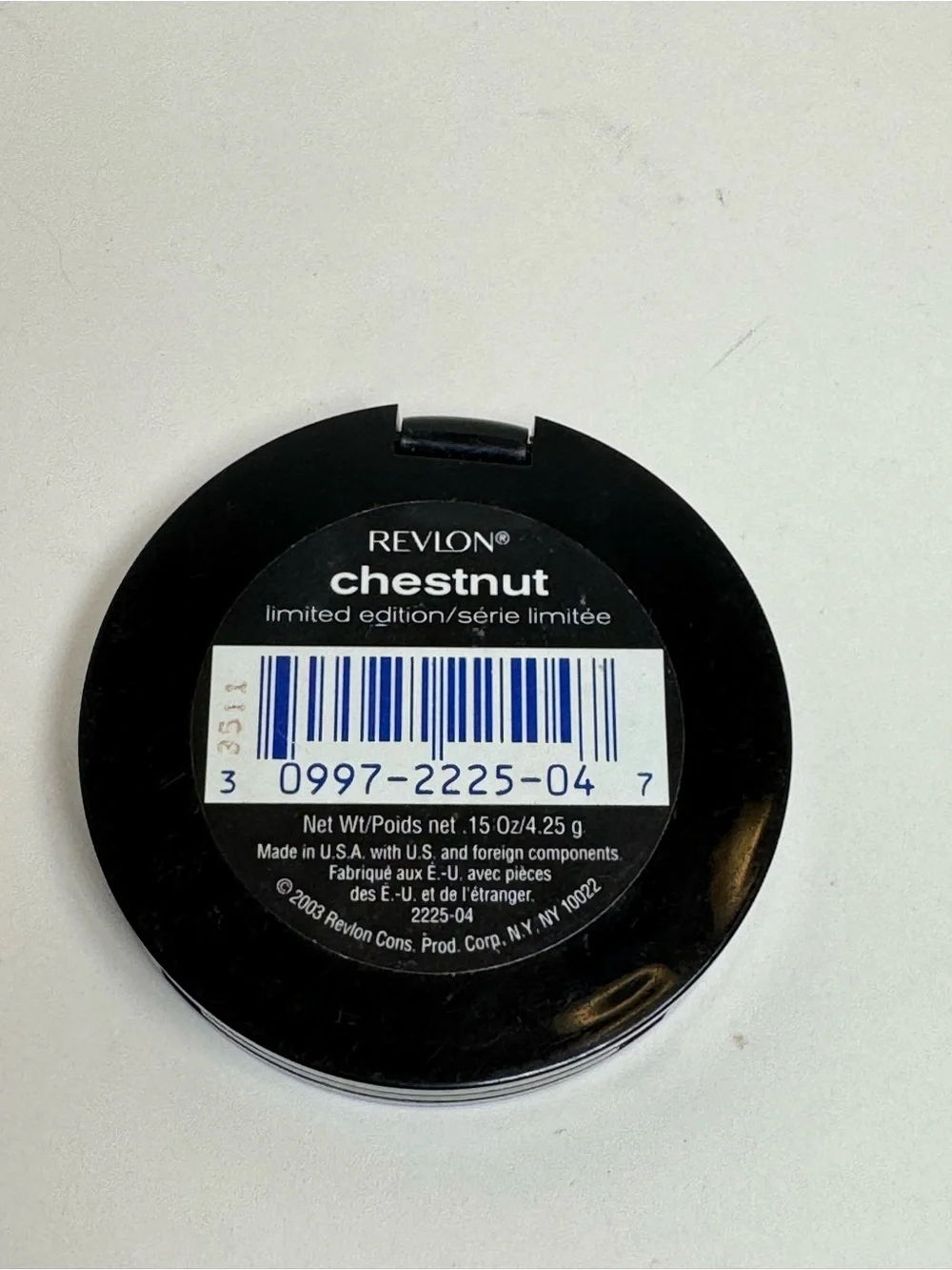 REVLON Shimmer Eye Shadow Chestnut 0.15oz Discontinued Shimmer Brown New